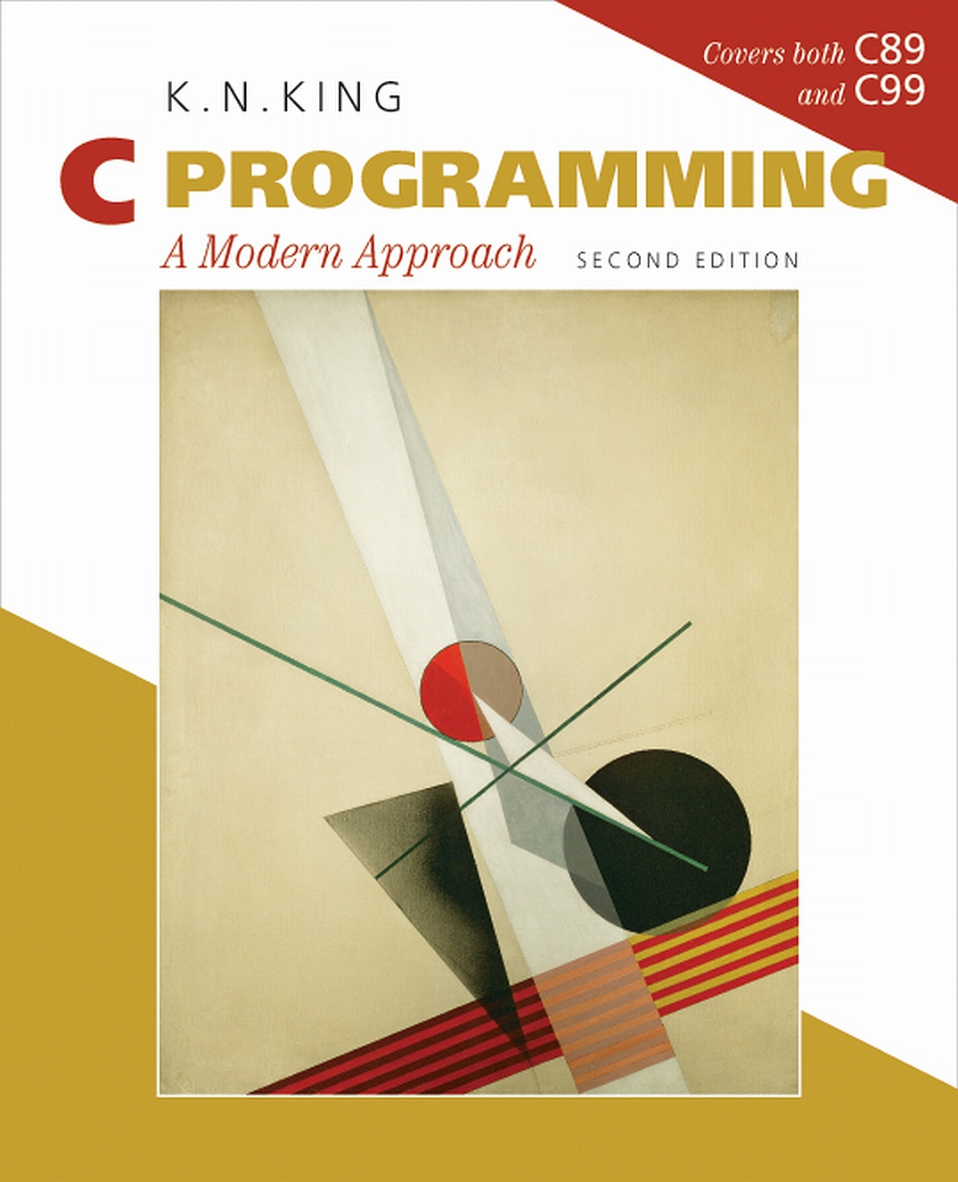 Abstract art with random intersecting shapes; book title cover.